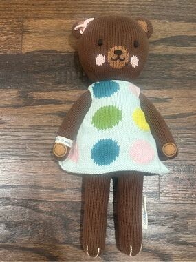 Cuddle + Kind Ivy the bear 14" knit doll